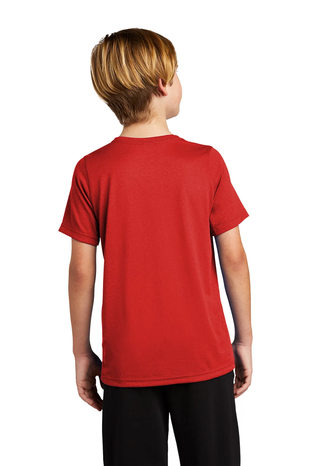 Nike Youth Team rLegend Dri-Fit Moisture Wicking Short Sleeve Crewneck T-Shirt - University Red