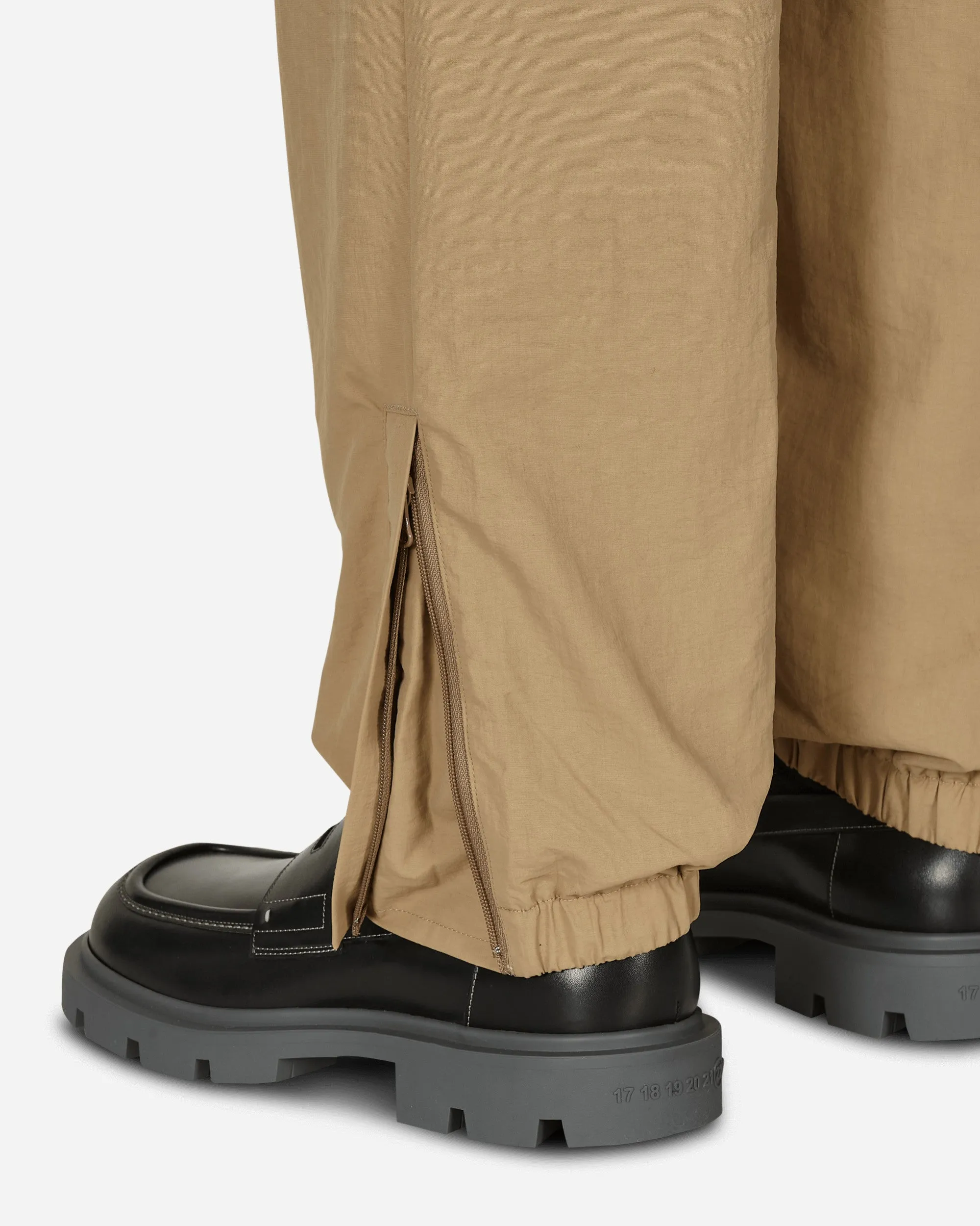 Nylon Cargo Pants Beige