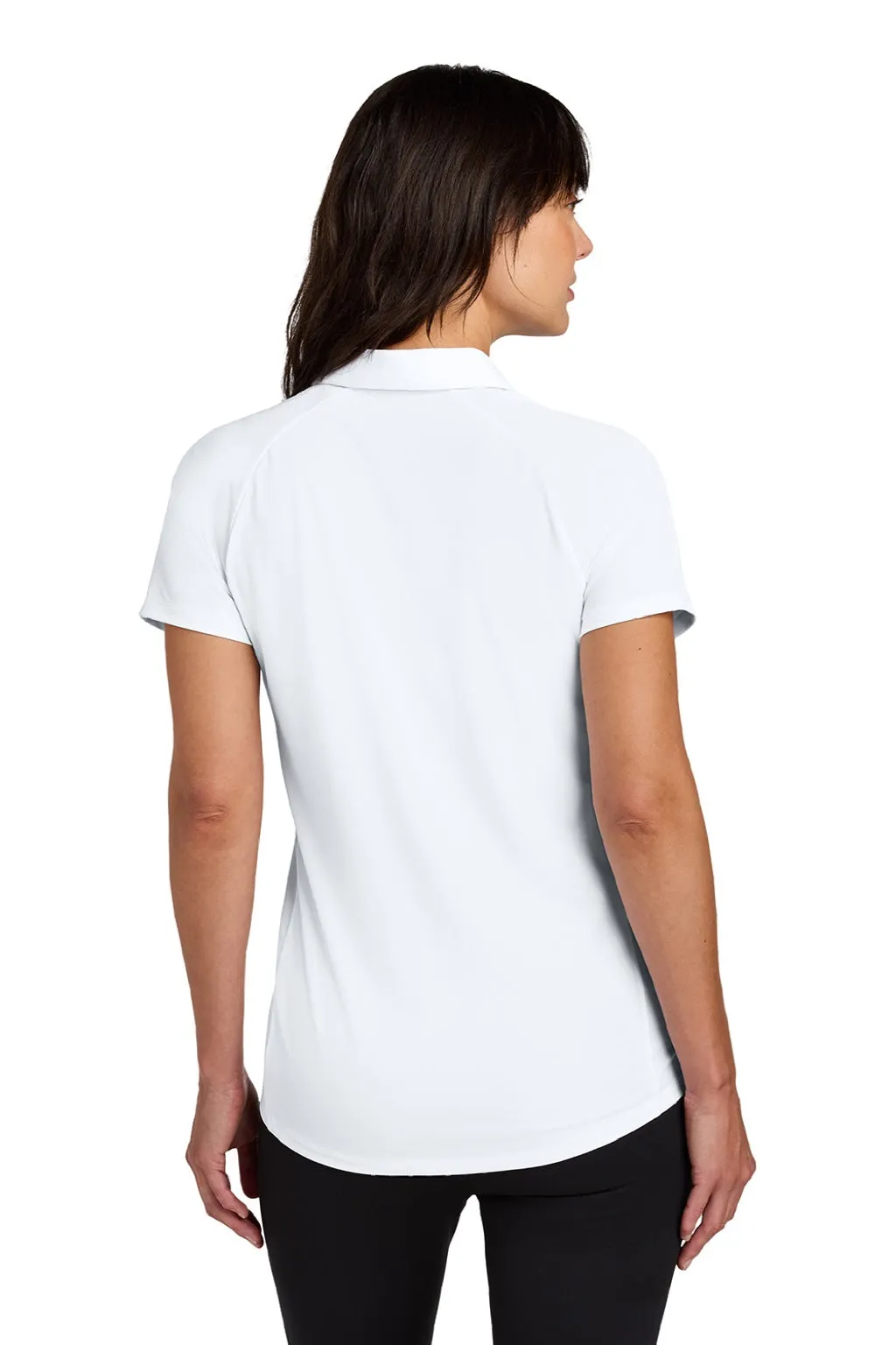 Ogio Womens Envision Moisture Wicking Short Sleeve Polo Shirt - White