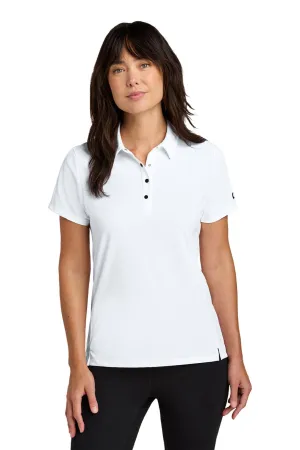 Ogio Womens Envision Moisture Wicking Short Sleeve Polo Shirt - White