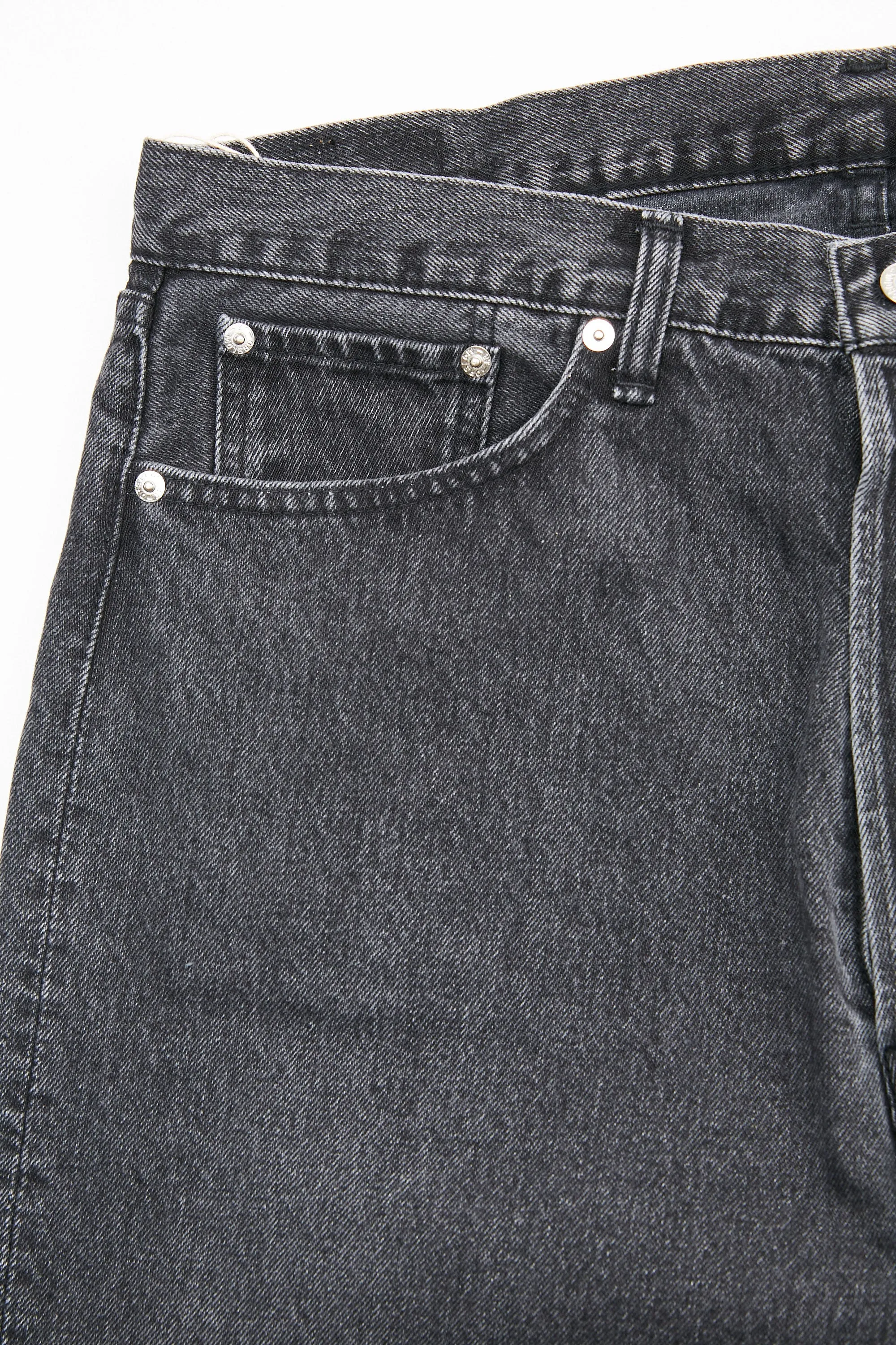 orSlow 105 90'S BLACK DENIM - STONE WASH