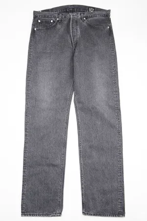 orSlow 105 90'S BLACK DENIM - STONE WASH
