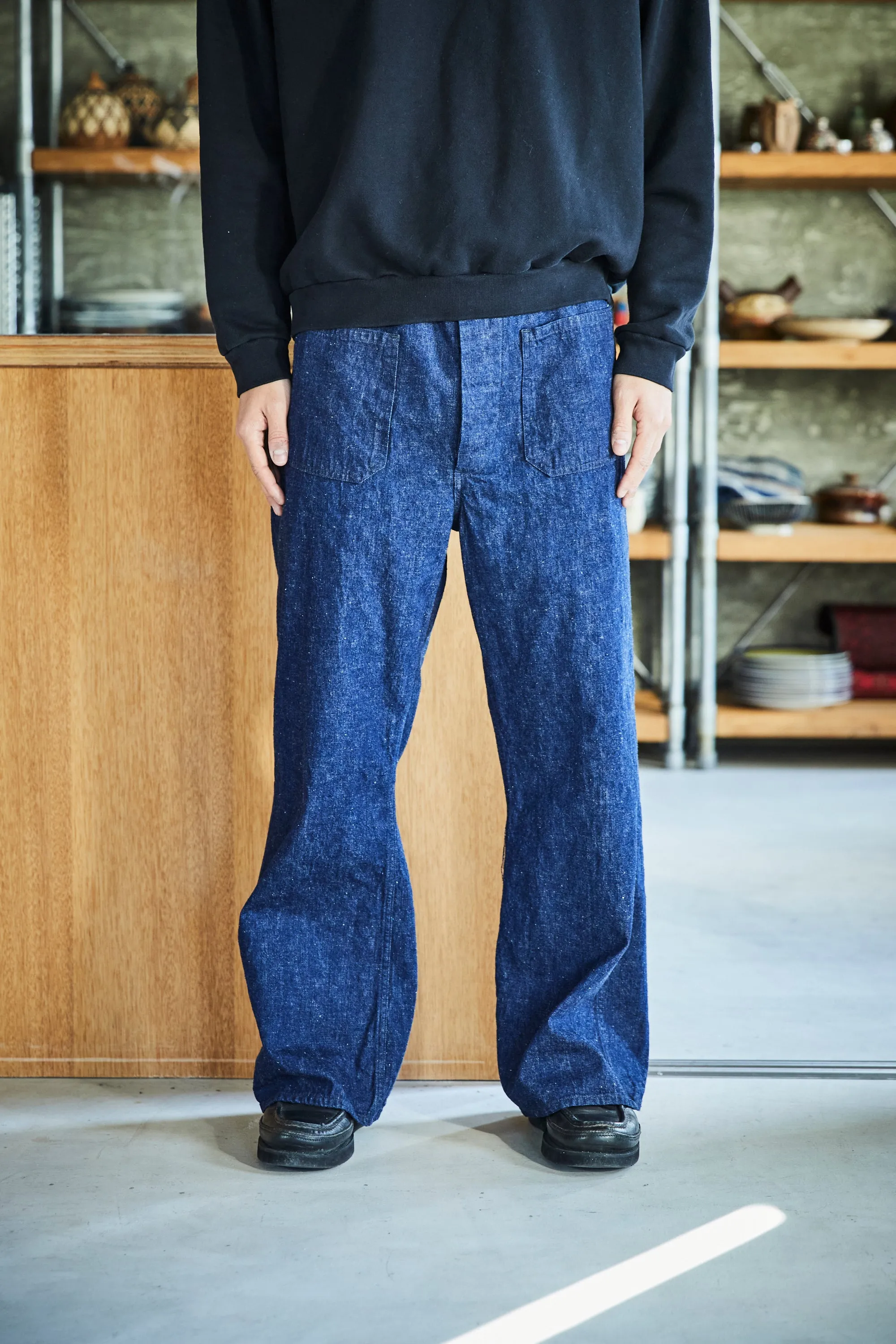 orSlow DENIM SAILOR PANTS - One Wash