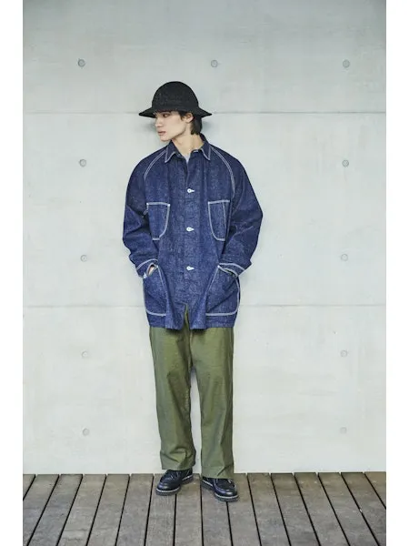 orSlow VINTAGE FIT FATIGUE PANTS (UNISEX) - Green