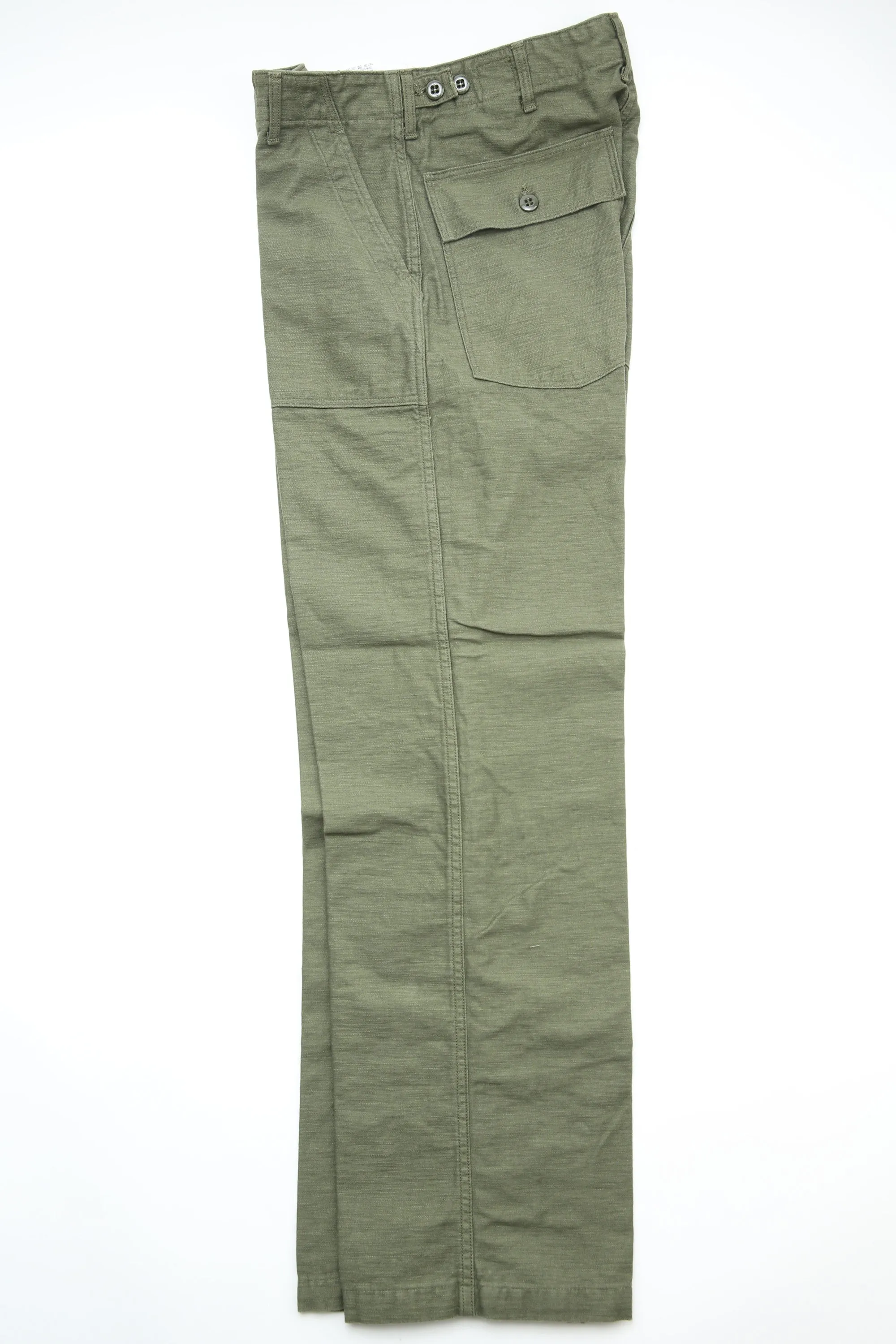 orSlow VINTAGE FIT FATIGUE PANTS (UNISEX) - Green