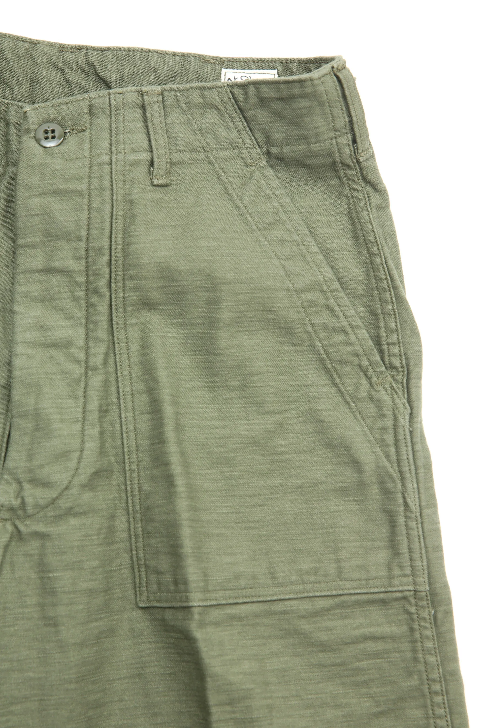 orSlow VINTAGE FIT FATIGUE PANTS (UNISEX) - Green