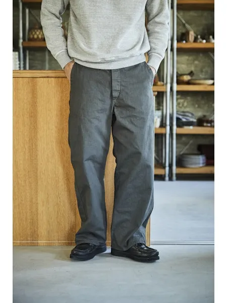 orSlow WIDE FIT FRENCH WORK PANTS (UNISEX) - Coffee Brown