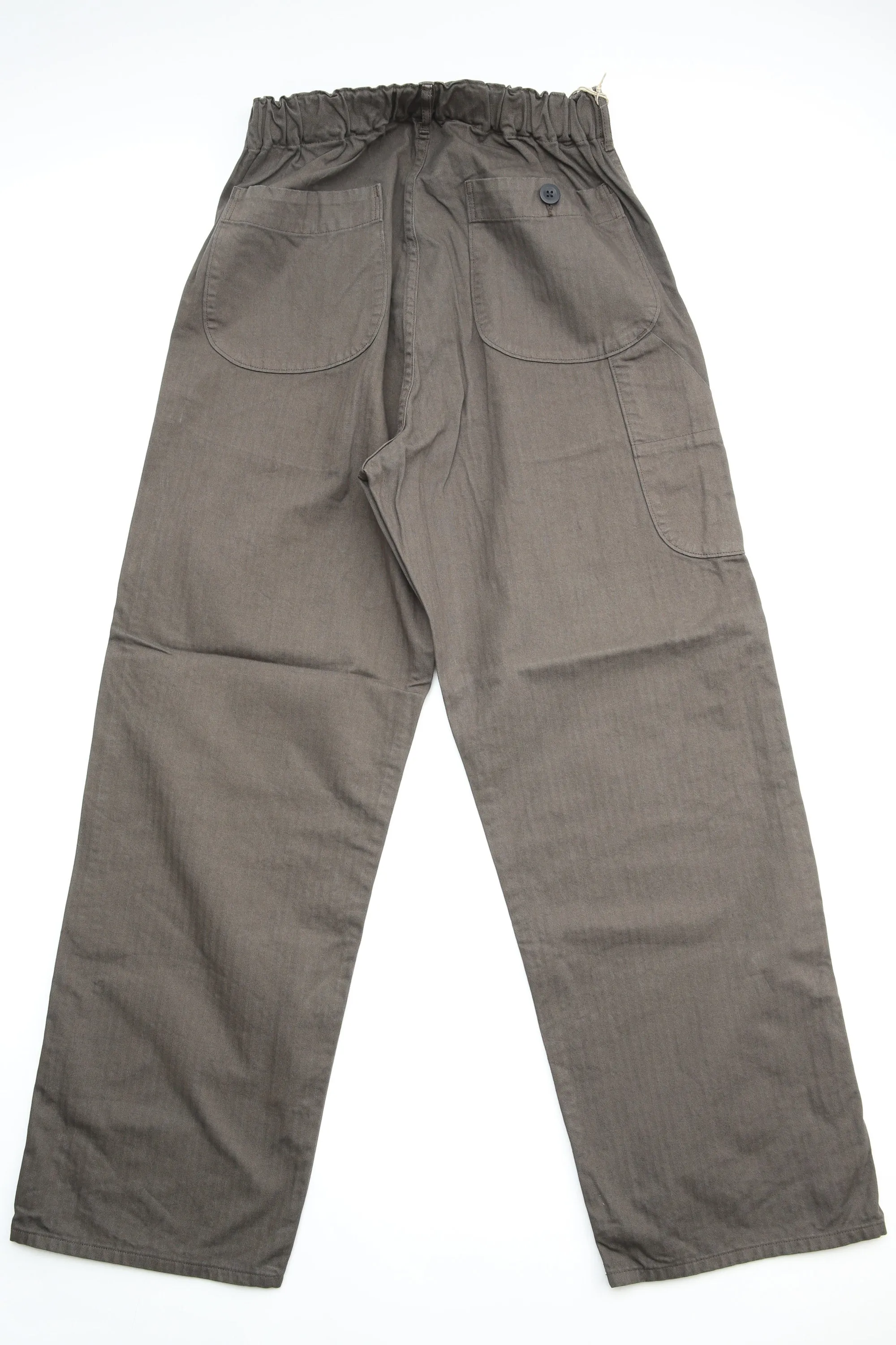 orSlow WIDE FIT FRENCH WORK PANTS (UNISEX) - Coffee Brown