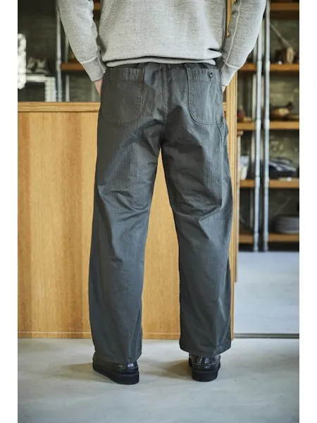 orSlow WIDE FIT FRENCH WORK PANTS (UNISEX) - Coffee Brown