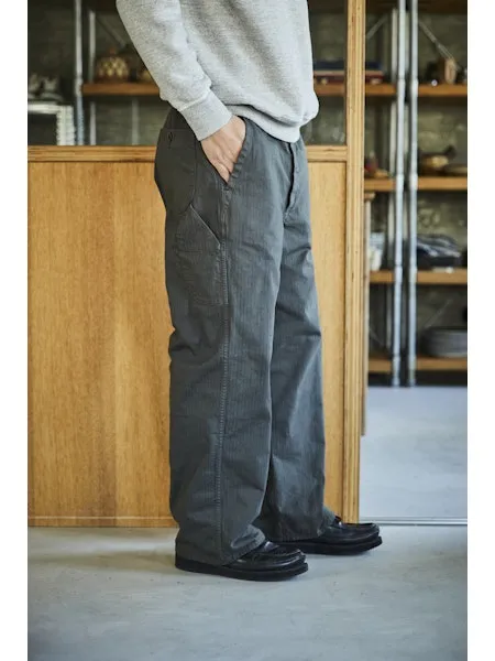 orSlow WIDE FIT FRENCH WORK PANTS (UNISEX) - Coffee Brown