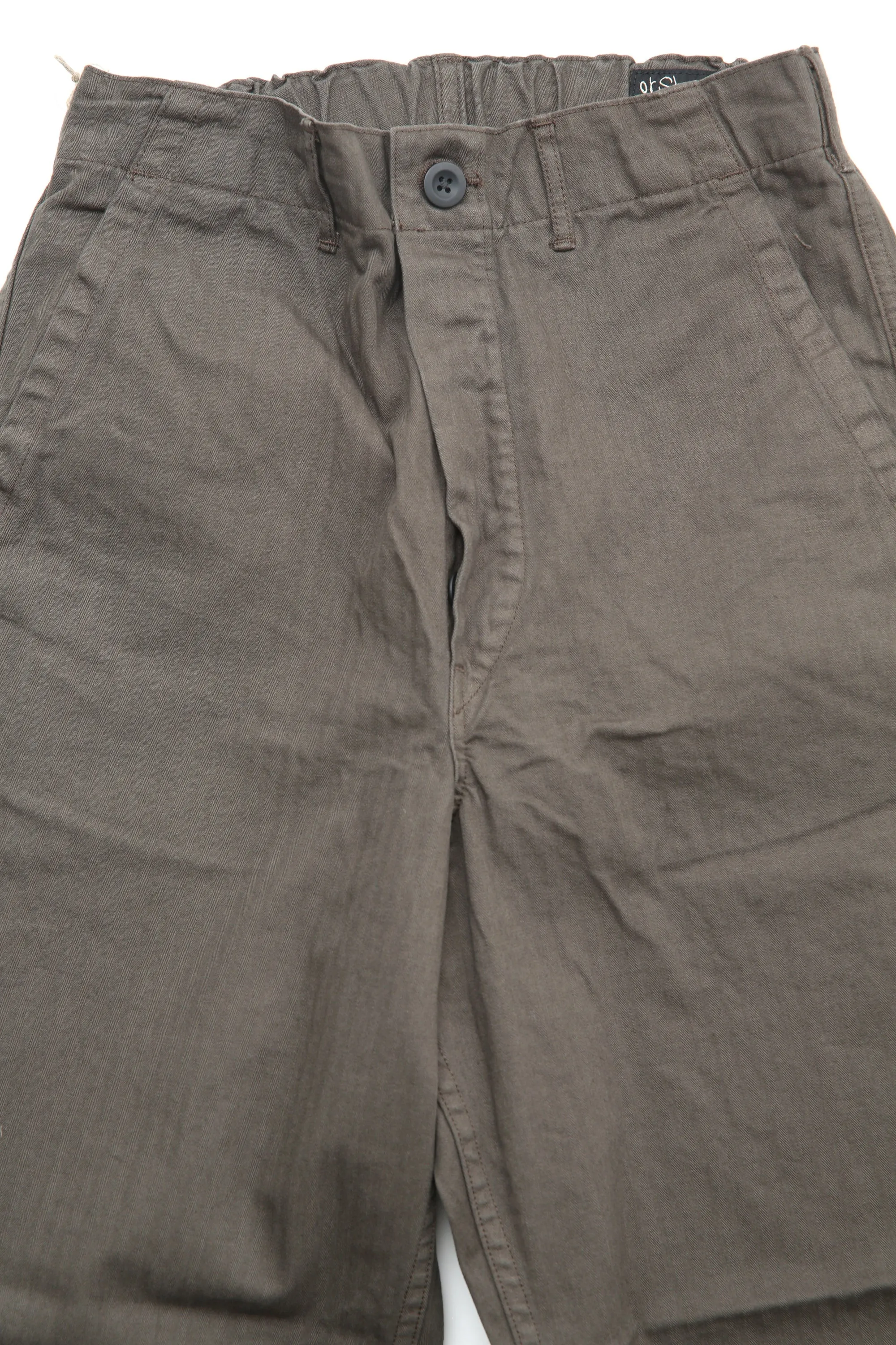 orSlow WIDE FIT FRENCH WORK PANTS (UNISEX) - Coffee Brown