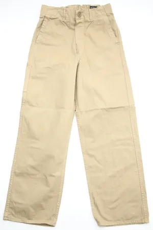 orSlow WIDE FIT FRENCH WORK PANTS (UNISEX) - Khaki