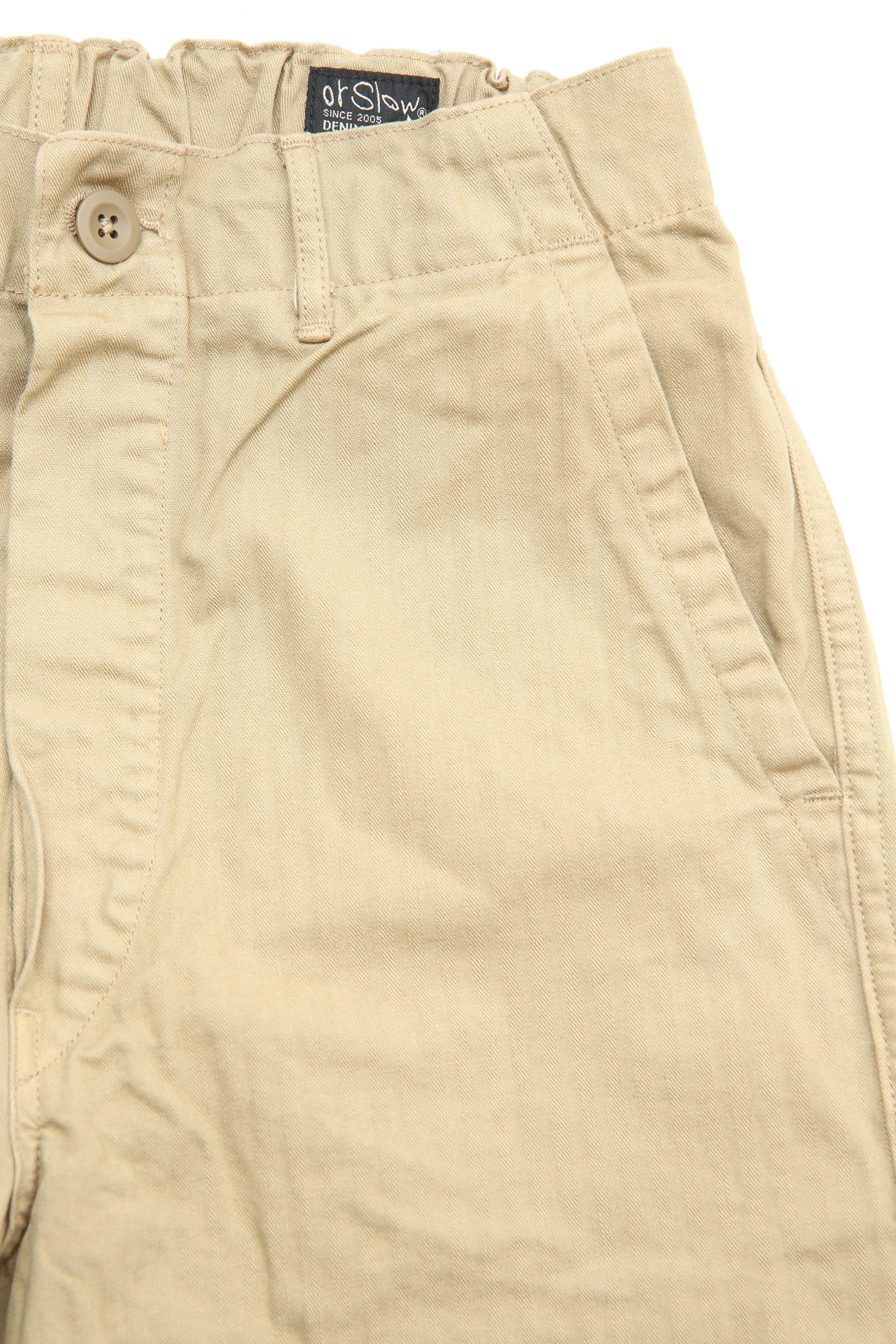 orSlow WIDE FIT FRENCH WORK PANTS (UNISEX) - Khaki