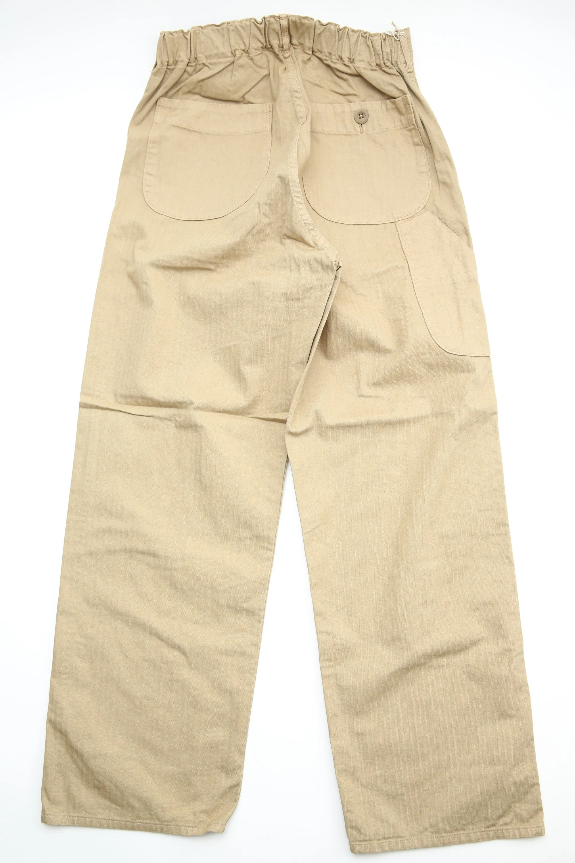 orSlow WIDE FIT FRENCH WORK PANTS (UNISEX) - Khaki