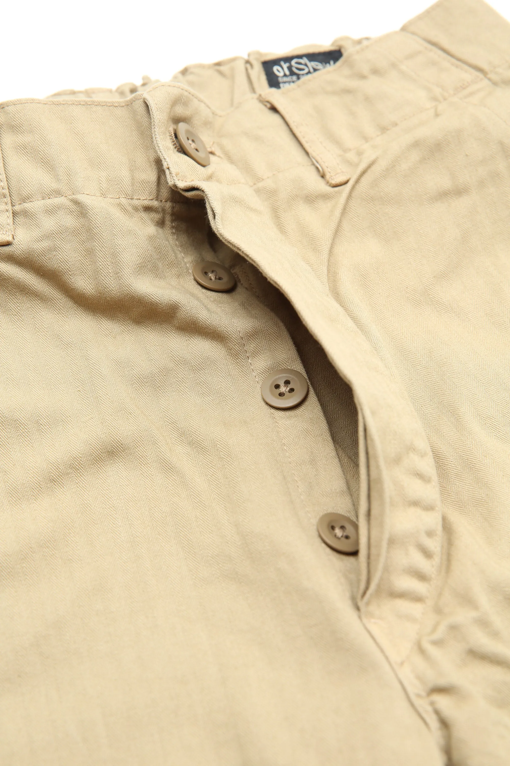 orSlow WIDE FIT FRENCH WORK PANTS (UNISEX) - Khaki