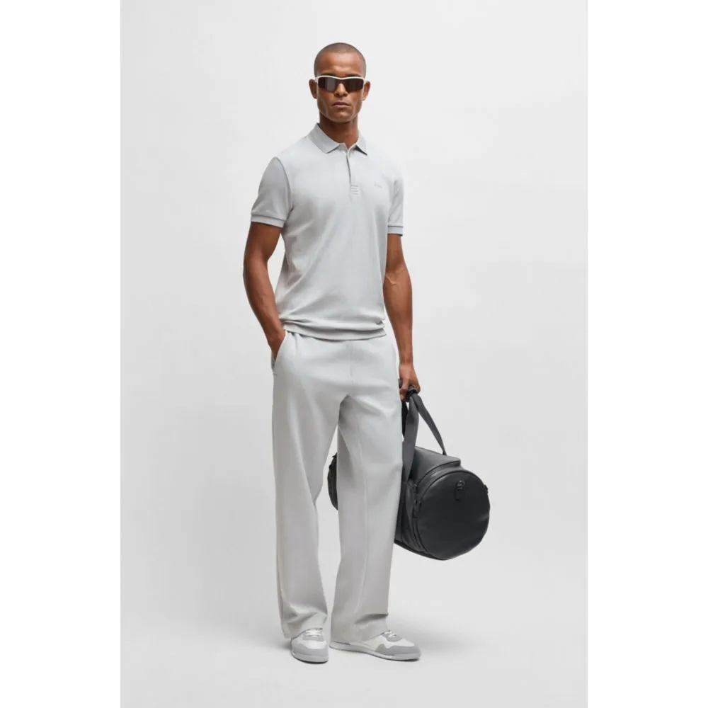 Paddy polo shirt with drop-needle stitching