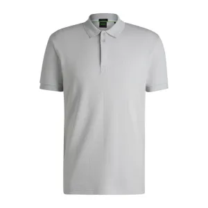Paddy polo shirt with drop-needle stitching
