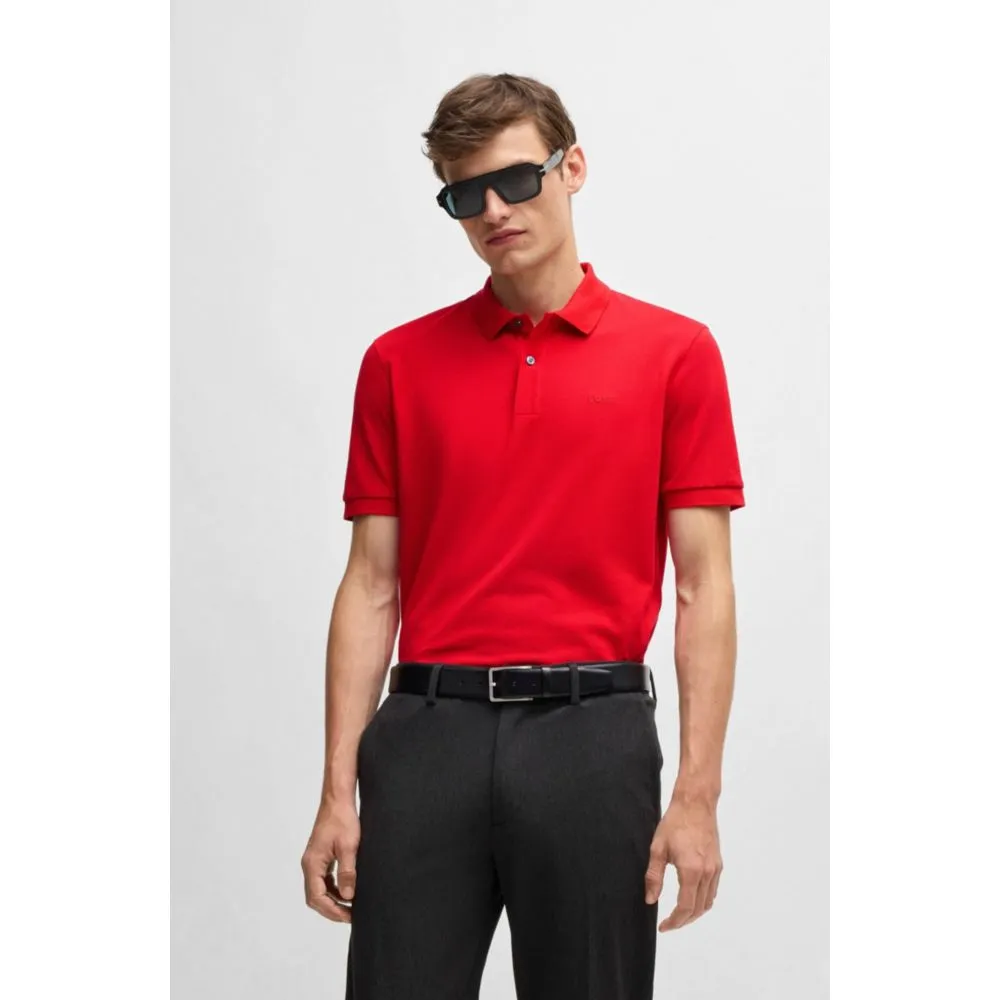 Pallas Regular-fit polo shirt in cotton with embroidered logo