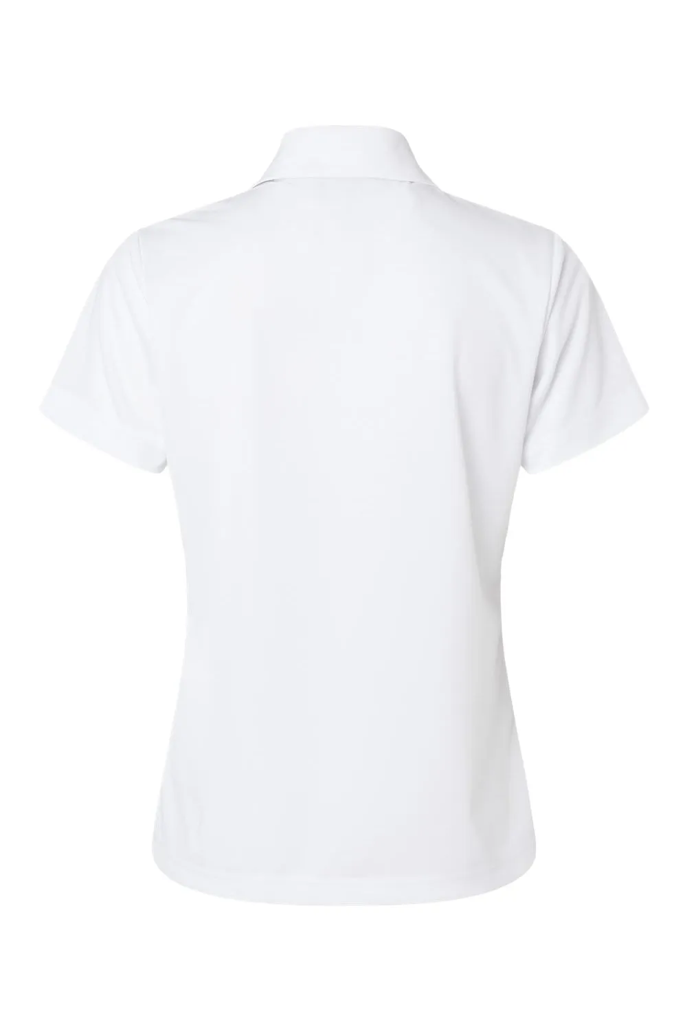 Paragon Womens Sebring Performance Moisture Wicking Short Sleeve Polo Shirt - White