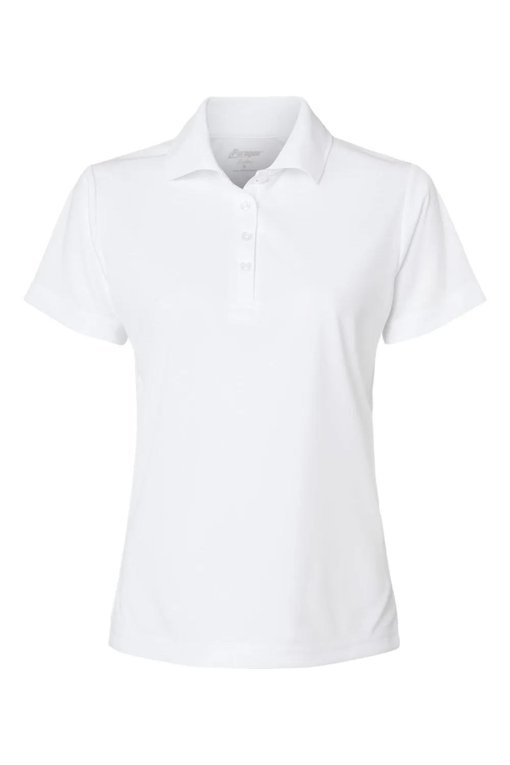 Paragon Womens Sebring Performance Moisture Wicking Short Sleeve Polo Shirt - White