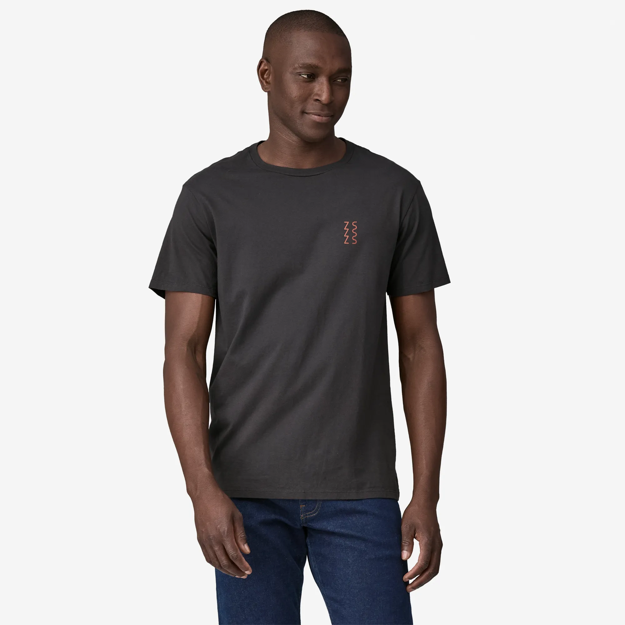 Patagonia Mens T-Shirts Dawn Tracks Organic T-Shirt