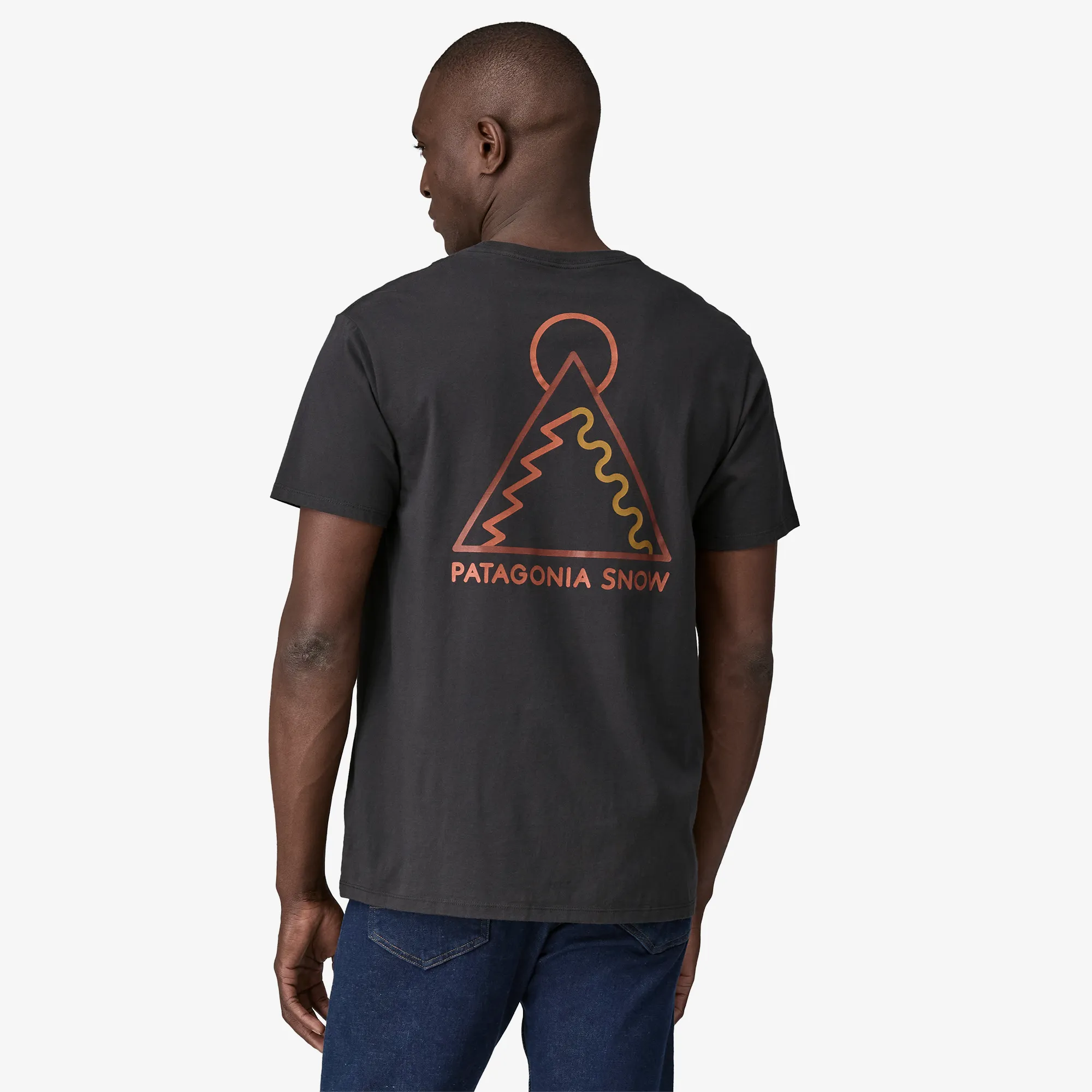 Patagonia Mens T-Shirts Dawn Tracks Organic T-Shirt