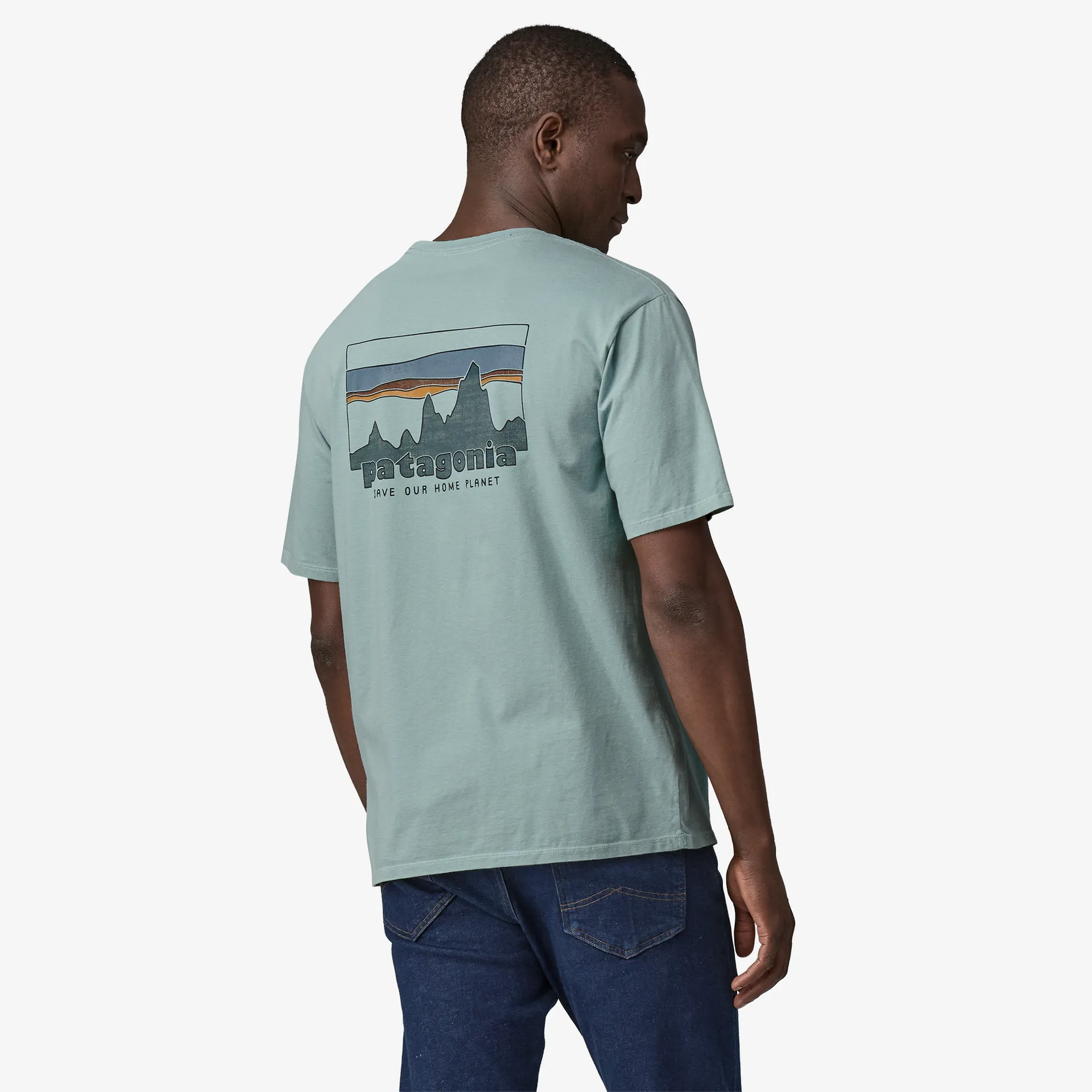 Patagonia Mens T-Shirts Men's '73 Skyline Organic T-Shirt