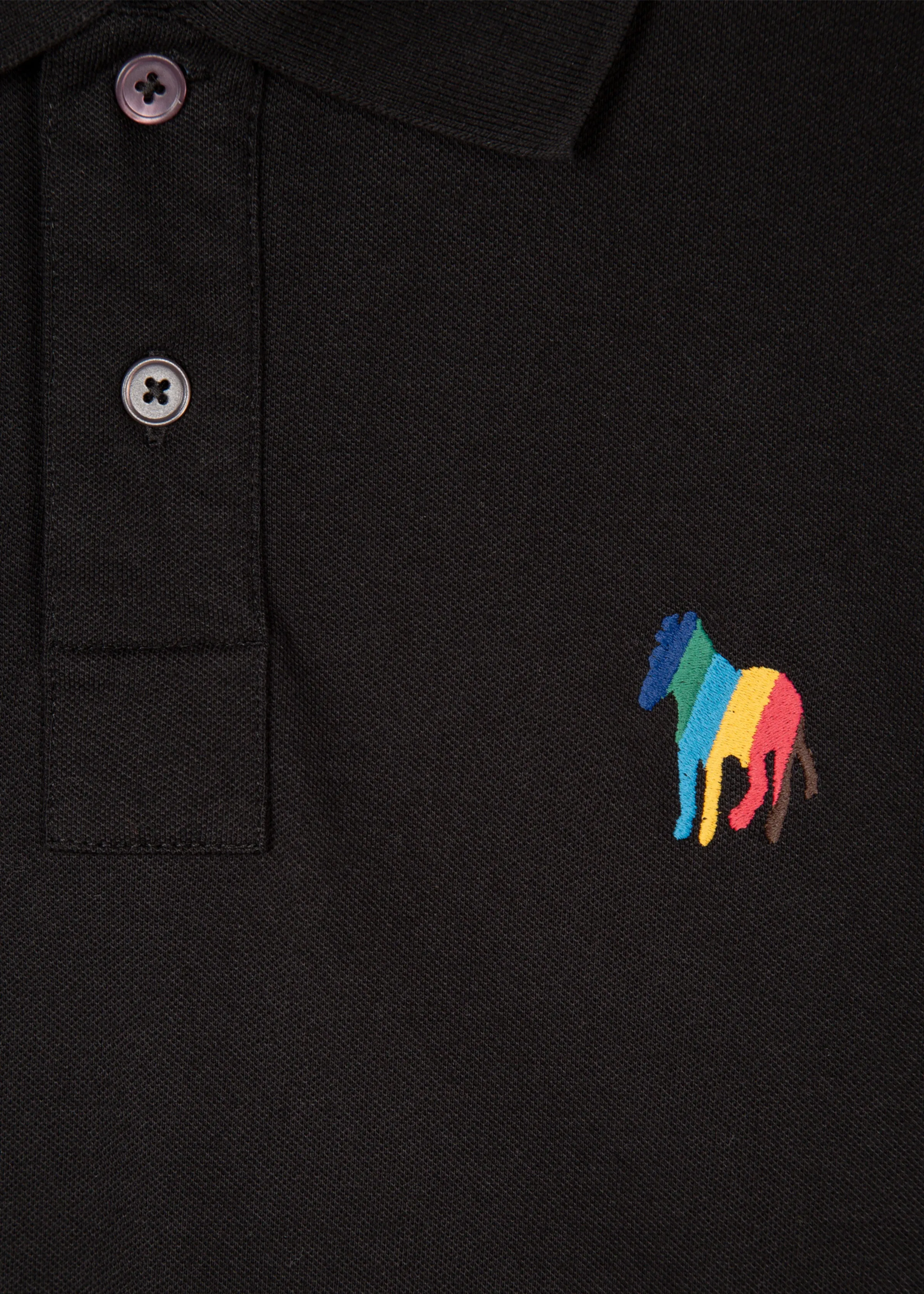 Paul Smith Broad Stripe Zebra Polo Shirt