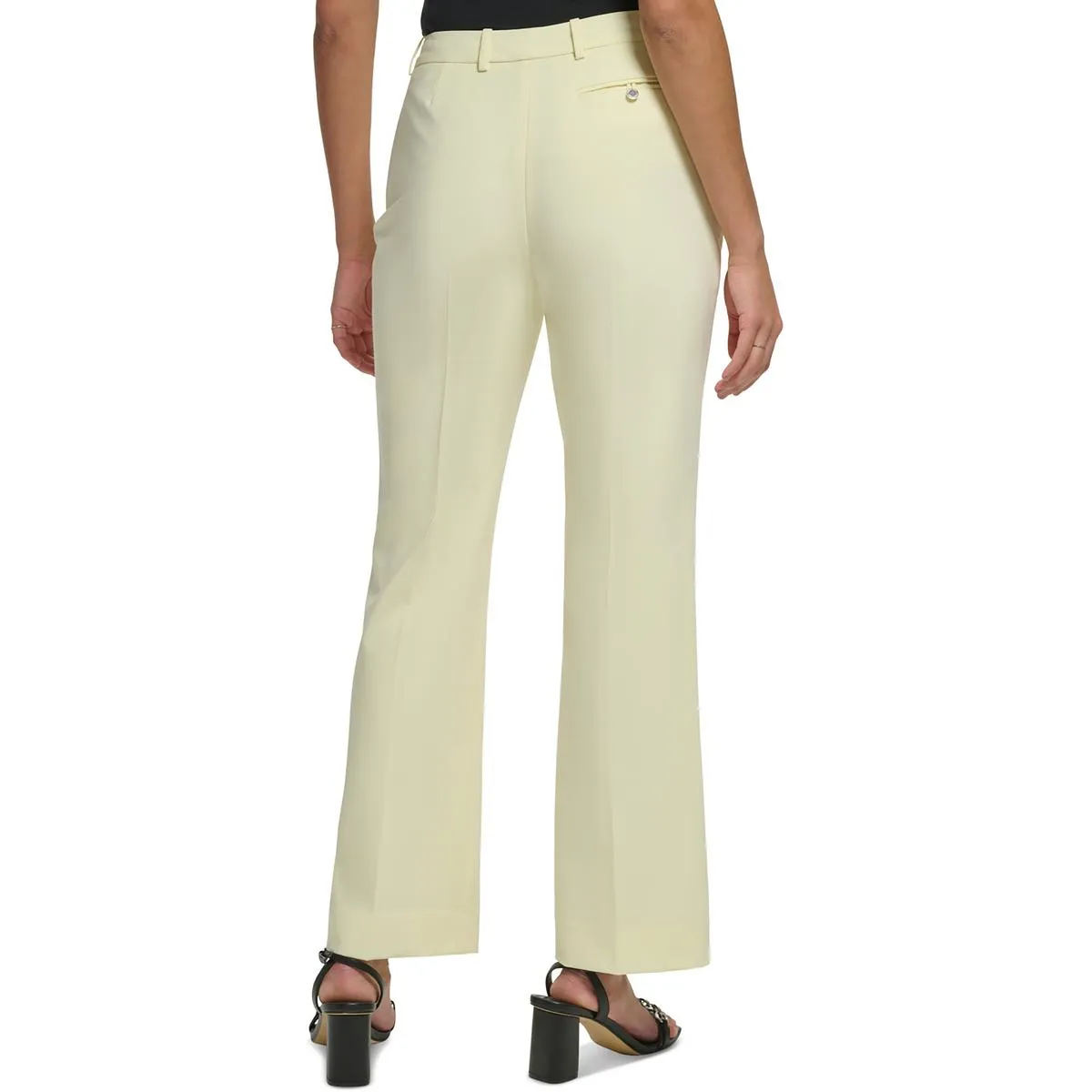 Petites Lux Womens High Rise Modern Fit Dress Pants