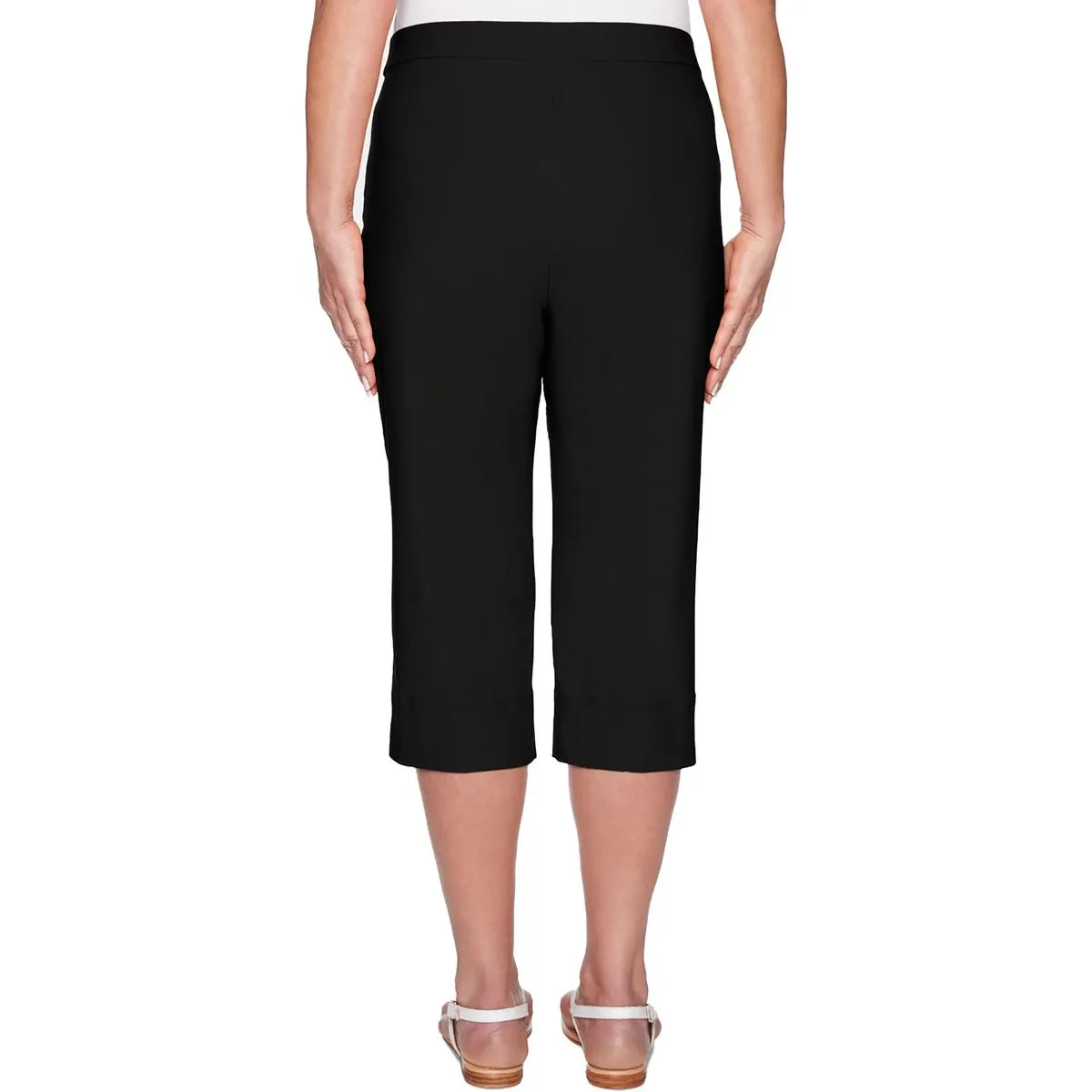 Petites Womens Slim Modern Fit Capri Pants