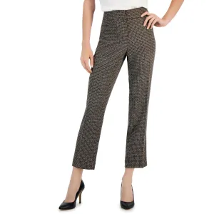 Petites Womens Tweed Business Dress Pants