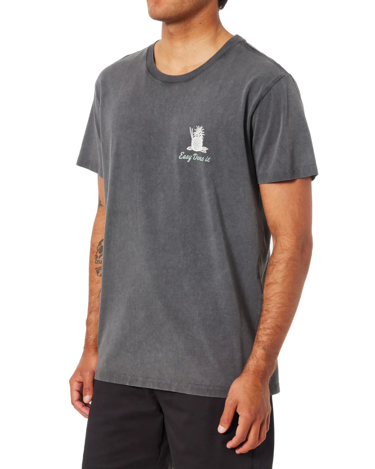 Pina T-Shirt in Black Sand Wash