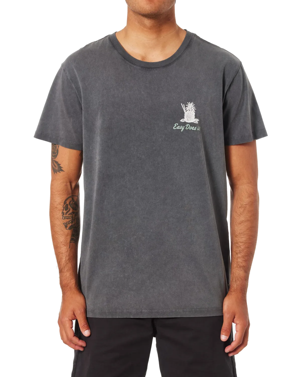 Pina T-Shirt in Black Sand Wash