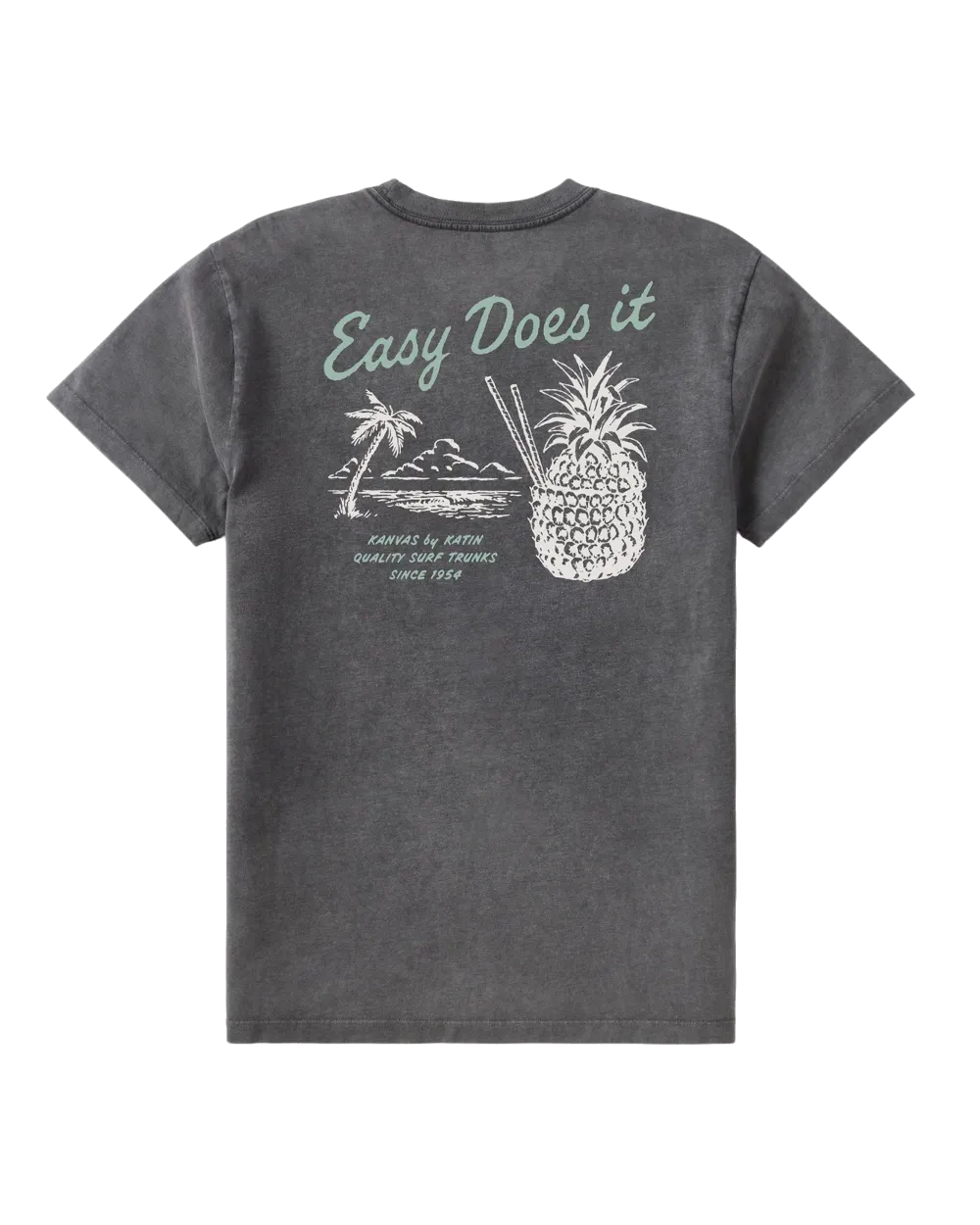 Pina T-Shirt in Black Sand Wash