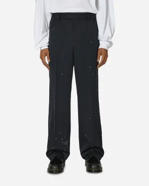 Pleated Pants Dark Navy