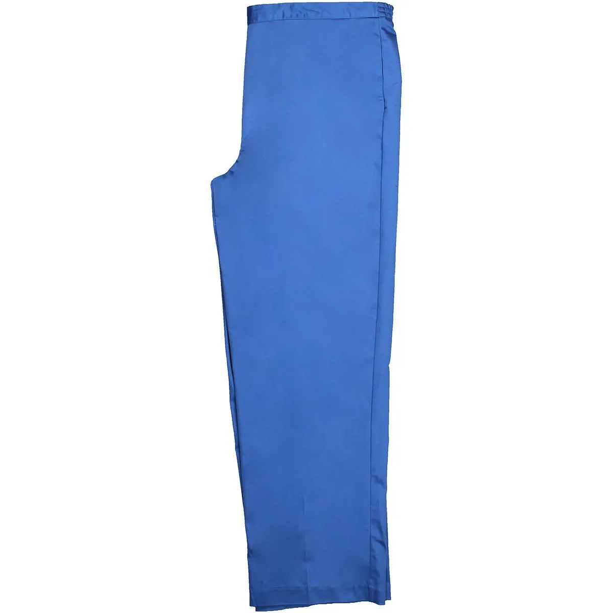 Plus High Impact Womens Solid Cotton Straight Leg Pants