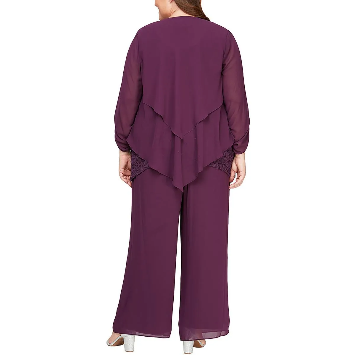 Plus Womens Sleeveless Top Long Sleeve Jacket Dress Pants