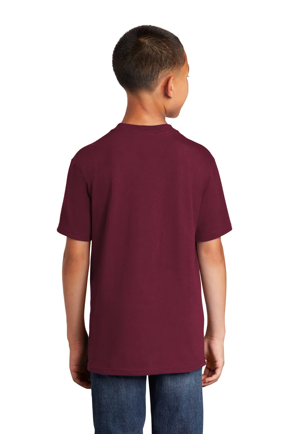 Port & Company Youth Core Short Sleeve Crewneck T-Shirt - Cardinal Red