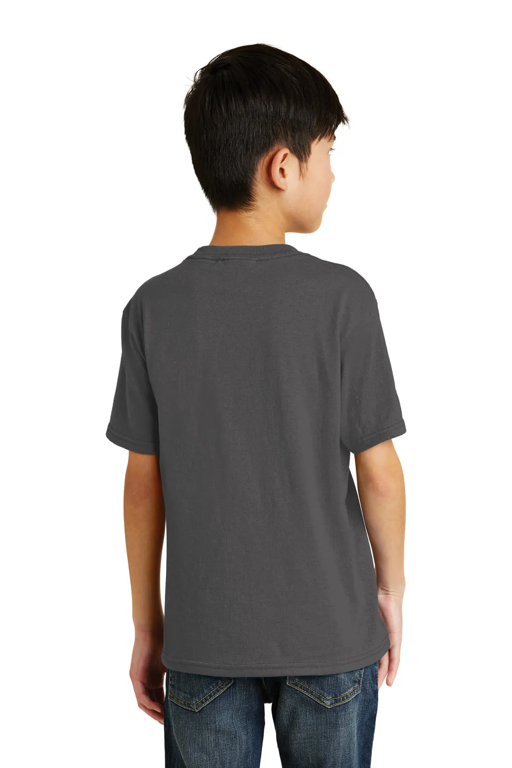 Port & Company Youth Core Short Sleeve Crewneck T-Shirt - Charcoal Grey