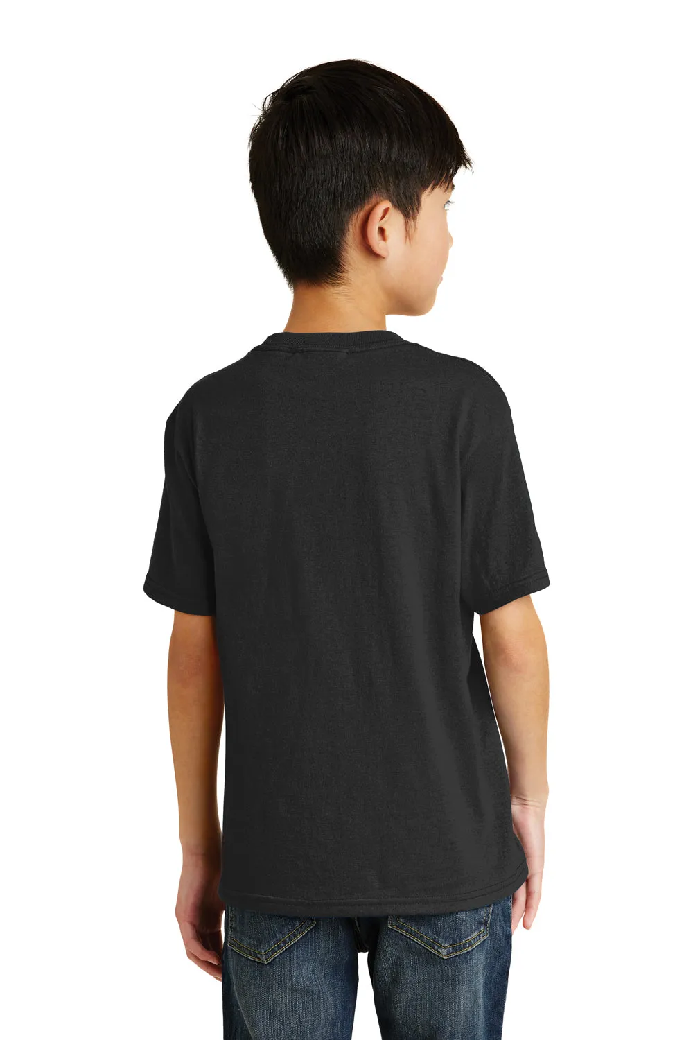 Port & Company Youth Core Short Sleeve Crewneck T-Shirt - Jet Black