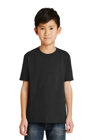 Port & Company Youth Core Short Sleeve Crewneck T-Shirt - Jet Black