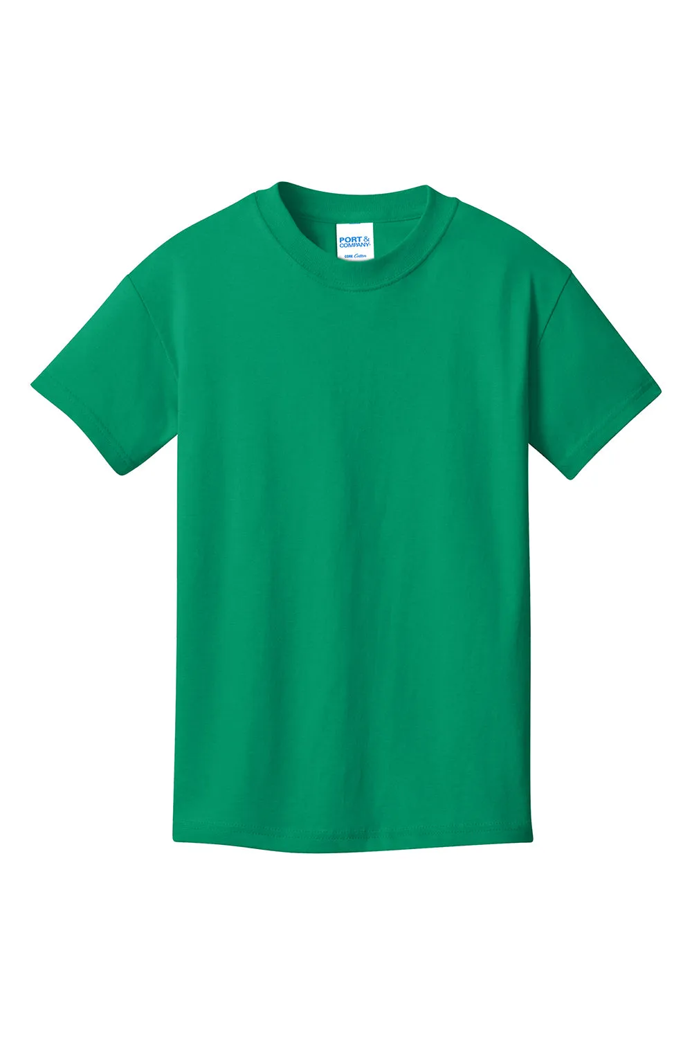 Port & Company Youth Core Short Sleeve Crewneck T-Shirt - Kelly Green