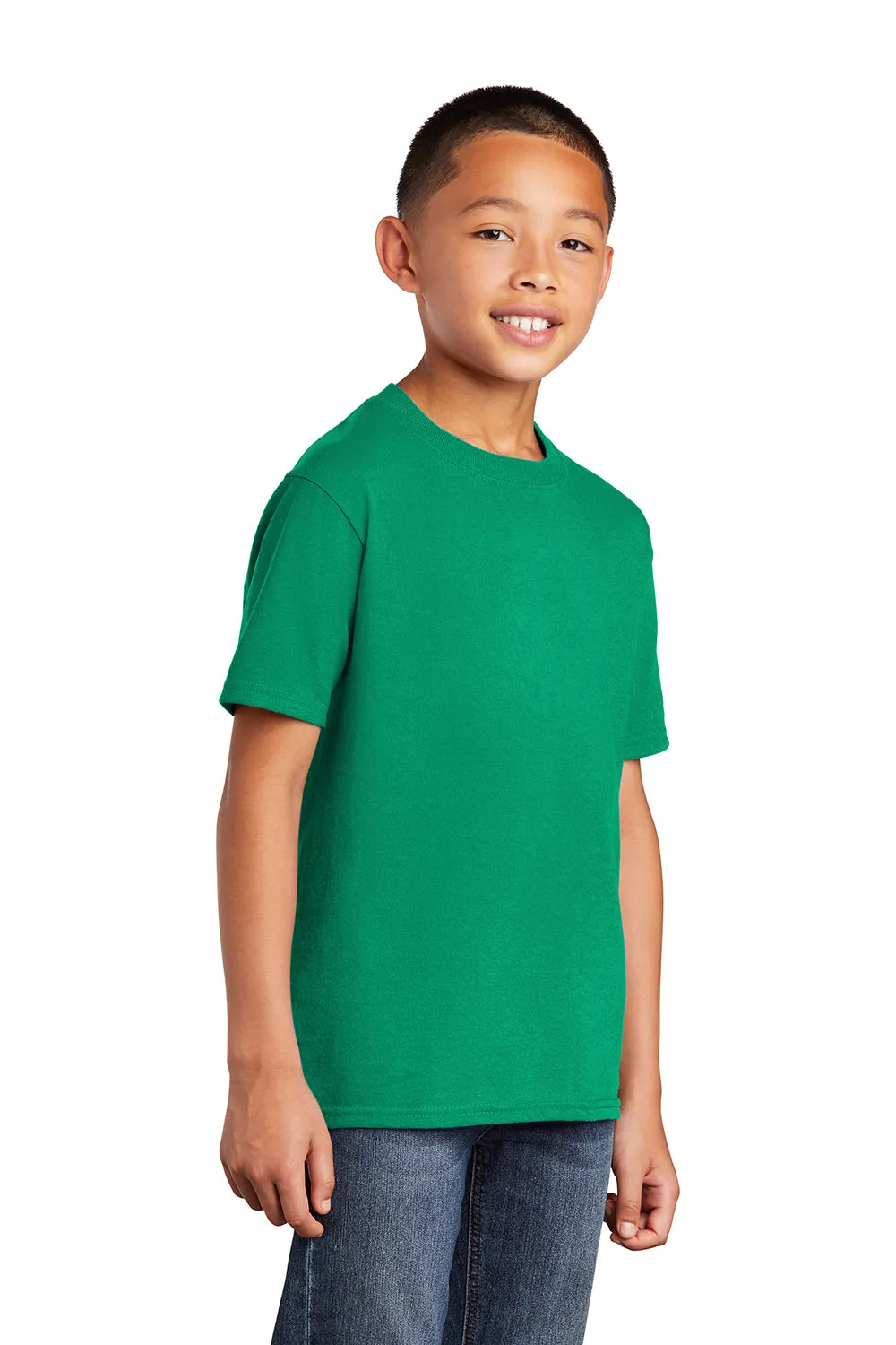 Port & Company Youth Core Short Sleeve Crewneck T-Shirt - Kelly Green