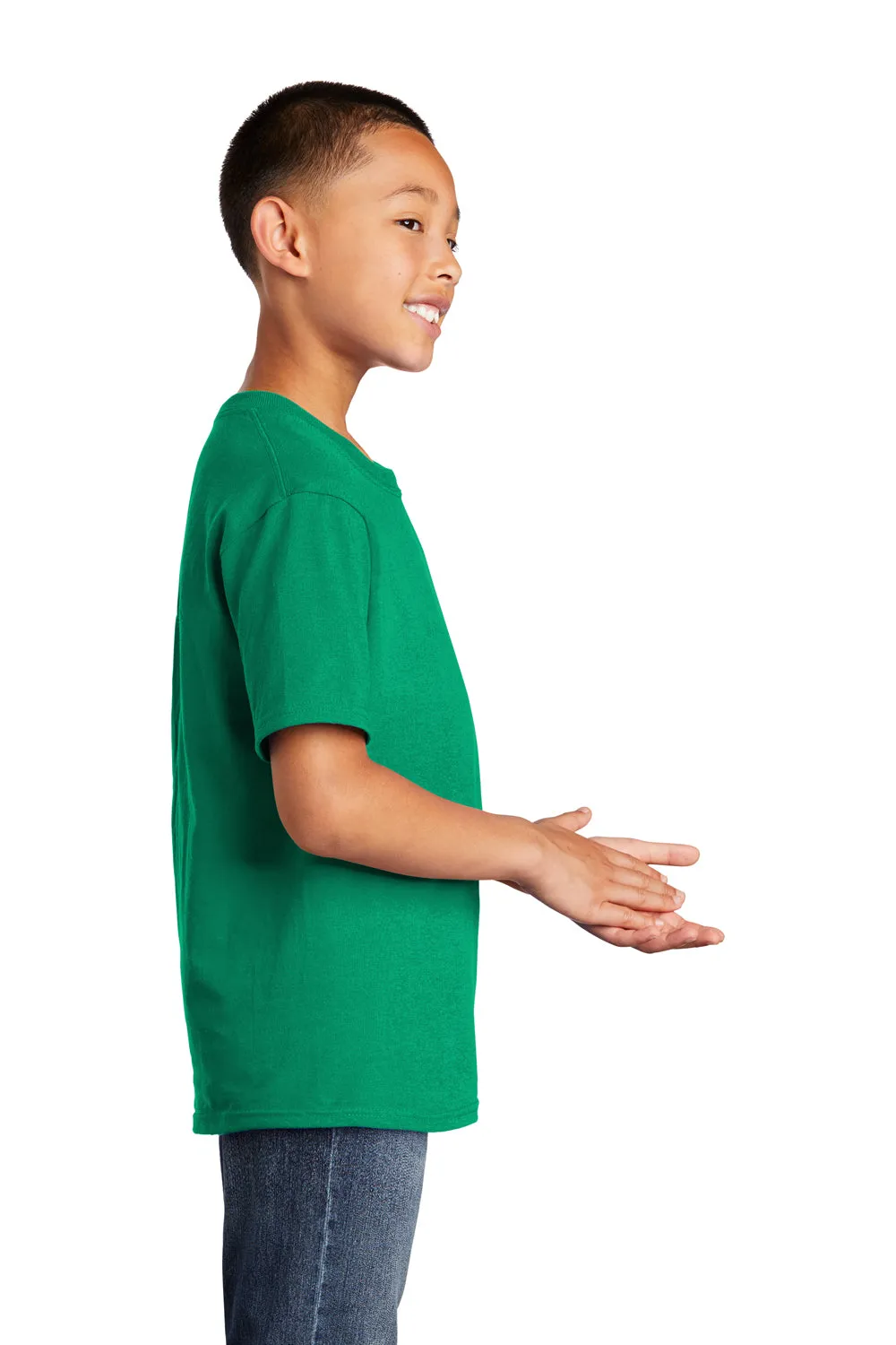 Port & Company Youth Core Short Sleeve Crewneck T-Shirt - Kelly Green