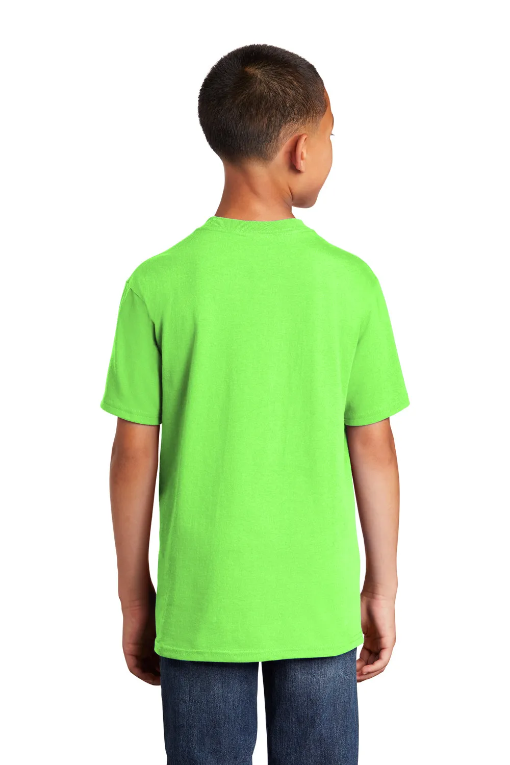 Port & Company Youth Core Short Sleeve Crewneck T-Shirt - Neon Green