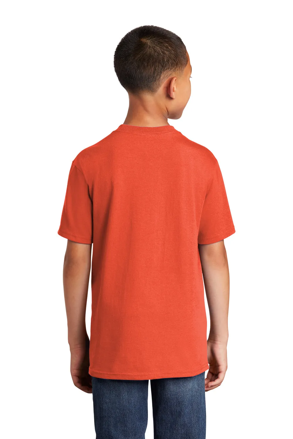 Port & Company Youth Core Short Sleeve Crewneck T-Shirt - Orange