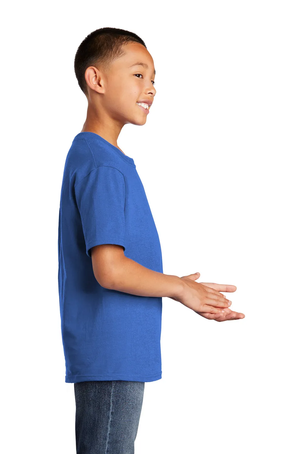 Port & Company Youth Core Short Sleeve Crewneck T-Shirt - Royal Blue