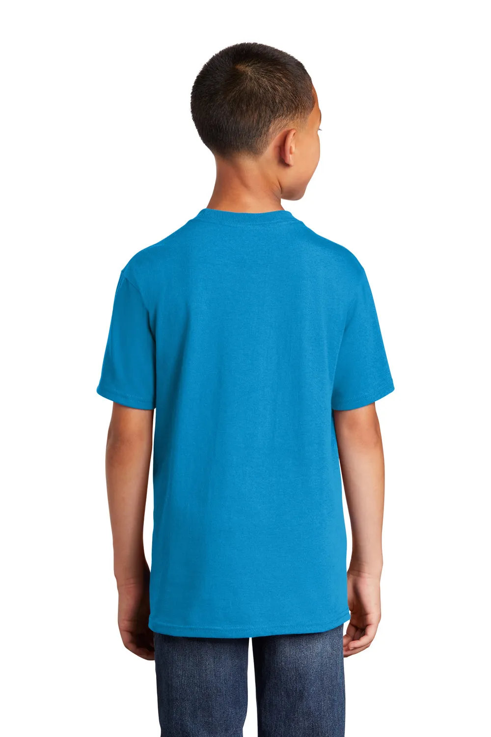 Port & Company Youth Core Short Sleeve Crewneck T-Shirt - Sapphire Blue