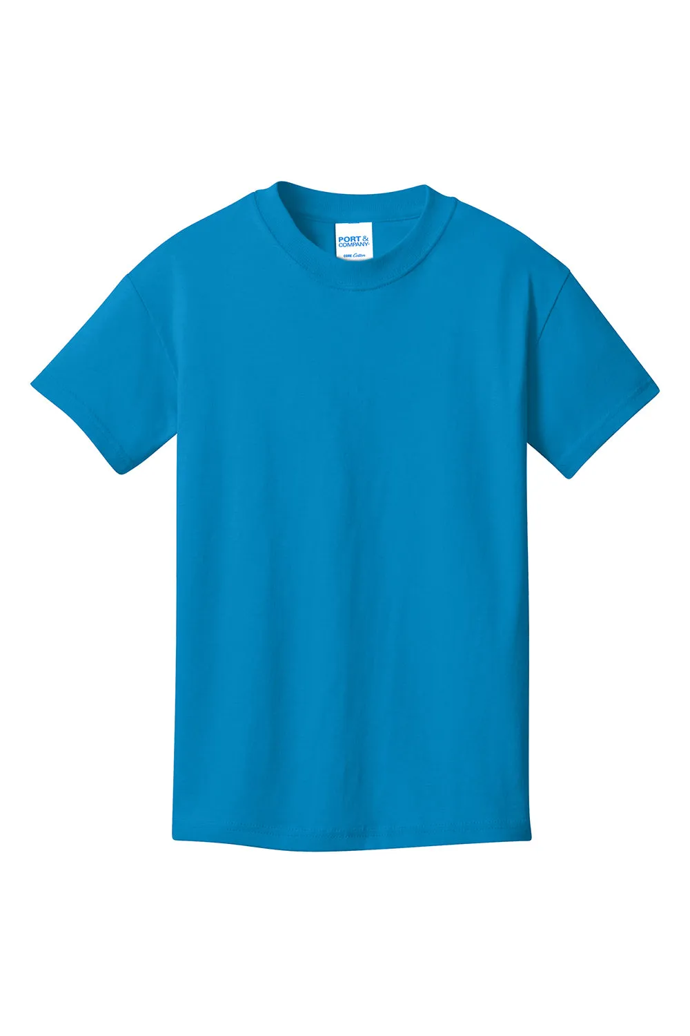 Port & Company Youth Core Short Sleeve Crewneck T-Shirt - Sapphire Blue