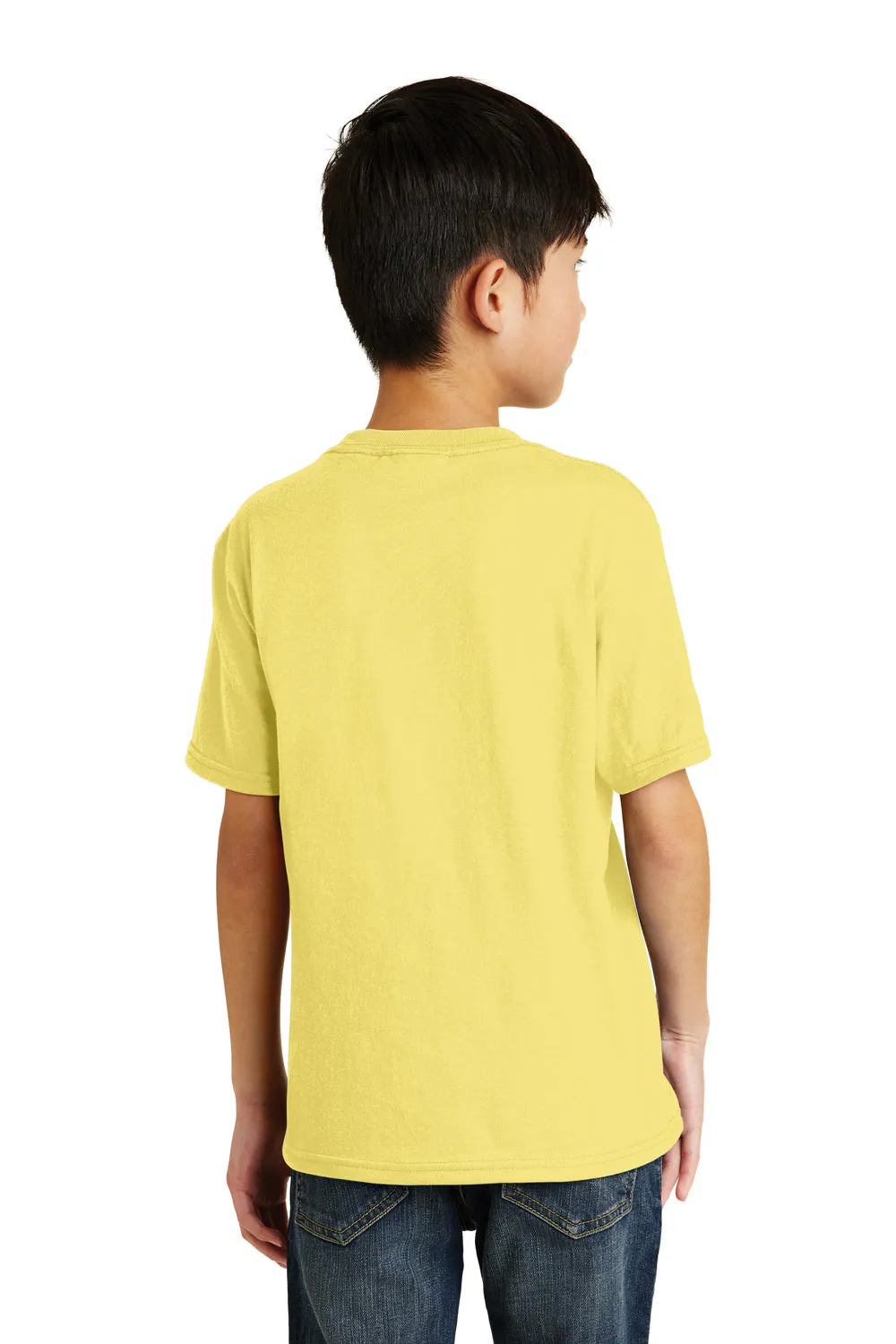 Port & Company Youth Core Short Sleeve Crewneck T-Shirt - Yellow